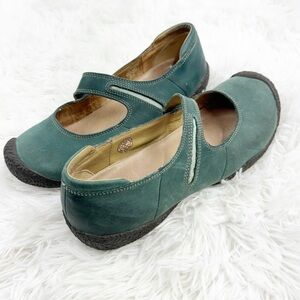 Keen Harvest Green Suede Leather Mary Jane Shoes